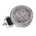LAMPA ROBOCZA LEDOWA OKRĄGŁA,  5 LED SOCZEWKA SREBRNA, 10-30V, FI 90MM, OBUDOWA ALUM.