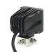 LAMPA ROBOCZA LEDOWA PROSTOKĄTNA,  1 LED SZKŁO PRZEZROCZYSTE 12-24V, 1X10W, 50X50MM, OBUDOWA ALUM.