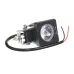 LAMPA ROBOCZA LEDOWA PROSTOKĄTNA,  1 LED SZKŁO PRZEZROCZYSTE 12-24V, 1X10W, 50X50MM, OBUDOWA ALUM.