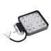 LAMPA ROBOCZA LEDOWA PROSTOKĄTNA, 41 LED, WEWNĘTRZNE DIODY, 3 PRZEWODY, 12-36V, 110X110X35M