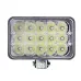 LAMPA ROBOCZA LEDOWA SZEROKA 15 LED, 9-30V, 15X3W, 165X108X60MM, 1600 LM, OBUDOWA ALUM.