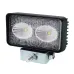 LAMPA ROBOCZA LEDOWA SZEROKA  2 LED, MOCNA 2X10W, 12-36V, 110X80X46MM, 1200 LM, OBUDOWA ALUM.