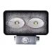 LAMPA ROBOCZA LEDOWA SZEROKA  2 LED, MOCNA 2X10W, 12-36V, 110X80X46MM, 1200 LM, OBUDOWA ALUM.