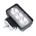 LAMPA ROBOCZA LEDOWA SZEROKA  3 LED, MOCNA 3X10W, 12-36V, 110X80X46MM, 1200 LM, OBUDOWA ALUM.