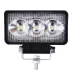 LAMPA ROBOCZA LEDOWA SZEROKA  3 LED, MOCNA 3X10W, 12-36V, 110X80X46MM, 1200 LM, OBUDOWA ALUM.