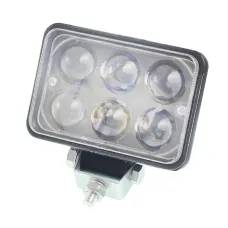 GMP GMPLRLS6L — LAMPA ROBOCZA LEDOWA SZEROKA  6 LED SOCZEWKA PRZEZROCZYSTA 12-80V, 6X3W, 110X77X...