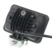 LAMPA ROBOCZA LEDOWA SZEROKA  6 LED SOCZEWKA PRZEZROCZYSTA 12-80V, 6X3W, 110X77X52MM, 1200 LM, OBUDOWA ALUM.