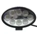 LAMPA ROBOCZA LEDOWA OWALNA -  8 LED 10-30V, GRUBOŚĆ 55MM, OBUDOWA ALUM. OŚWIETLENIE SKUPIONE (SPOT)