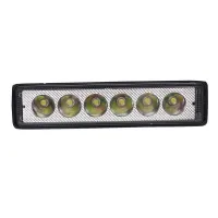 LAMPA ROBOCZA PANEL LED,  6 LED 147x25x35, GRUBOŚĆ 35MM, OBUDOWA ALUM, OŚWIETLENIE SKUPIONE (SPOT)