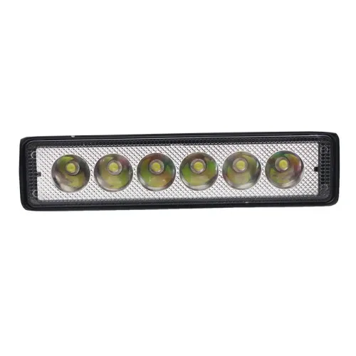 LAMPA ROBOCZA PANEL LED,  6 LED 147x25x35, GRUBOŚĆ 35MM, OBUDOWA ALUM, OŚWIETLENIE SKUPIONE (SPOT)
