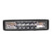 LAMPA ROBOCZA PANEL LED, 16 LED STROBOSKOP, OBUDOWA ALUM, GRUBOŚĆ 35MM, BIAŁE ŚWIATŁE (WEWN), ŻÓŁTE STROBOSKOP (ZEWN)