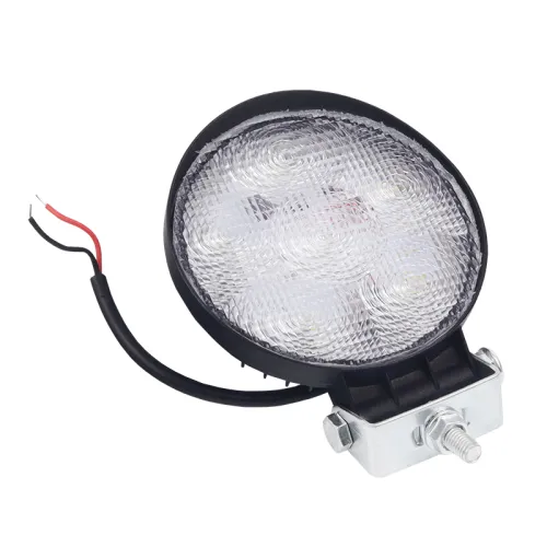 LAMPA ROBOCZA LEDOWA OKRĄGŁA,  6 LED 10-30V, FI 116MM, OBUDOWA ALUM.