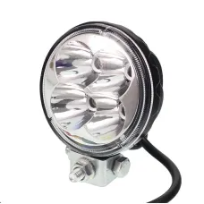 GMP GMPLW6121H — LAMPA ROBOCZA LEDOWA OKRĄGŁA,  4 LED 9-36V, FI 83MM, OBUDOWA ALUM.