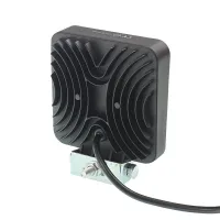 LAMPA ROBOCZA LEDOWA PROSTOKĄTNA,  9 LED 10-30V, 109X109X34 MM, OBUDOWA ALUM.