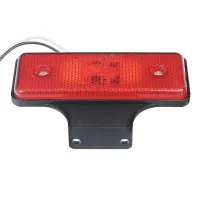 LAMPA OBRYSOWA CZERWONA DIODOWA Z UCHWYTEM, HOMOLOGACJA E9