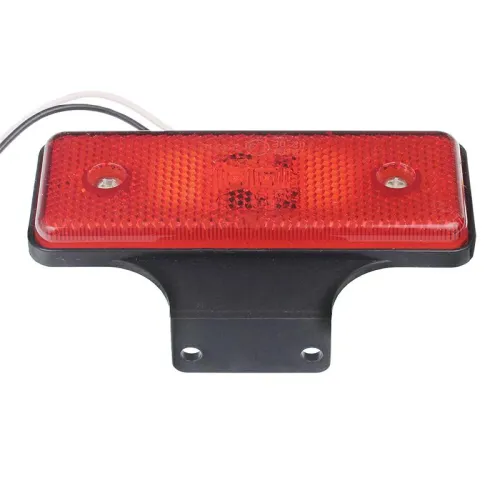 LAMPA OBRYSOWA CZERWONA DIODOWA Z UCHWYTEM, HOMOLOGACJA E9