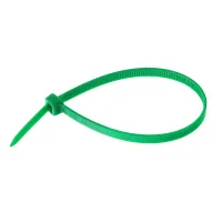 OPASKI ZACISKOWE 120X2,5MM - ZIELONE PLASTIKOWE, 100SZT/OPAKOWANIE, TRYTYTKI