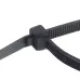 OPASKI ZACISKOWE 200X7,6MM - CZARNE PLASTIKOWE, 100SZT/OPAKOWANIE, TRYTYTKI