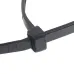 OPASKI ZACISKOWE 200X7,6MM - CZARNE PLASTIKOWE, 100SZT/OPAKOWANIE, TRYTYTKI