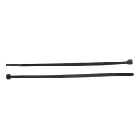 OPASKI ZACISKOWE 200X7,6MM - CZARNE PLASTIKOWE, 100SZT/OPAKOWANIE, TRYTYTKI