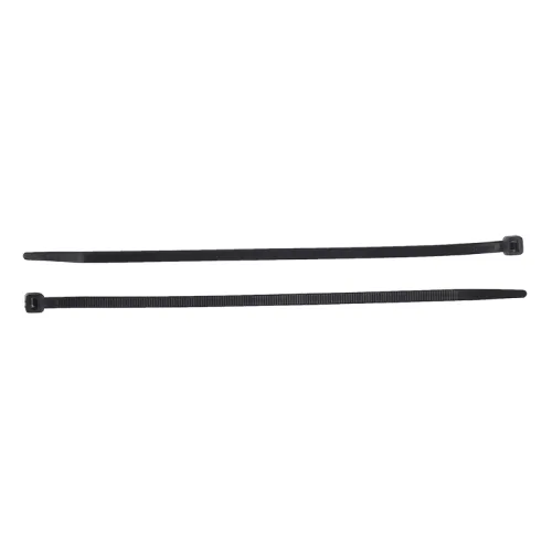 OPASKI ZACISKOWE 200X7,6MM - CZARNE PLASTIKOWE, 100SZT/OPAKOWANIE, TRYTYTKI