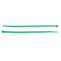 OPASKI ZACISKOWE 250X4,8MM - ZIELONE PLASTIKOWE, 100SZT/OPAKOWANIE, TRYTYTKI