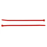 OPASKI ZACISKOWE 300X3,6MM - CZERWONE PLASTIKOWE, 100SZT/OPAKOWANIE, TRYTYTKI