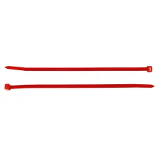 GMP GMPOZK300X4,8CZE — OPASKI ZACISKOWE 300X4,8MM - CZERWONE PLASTIKOWE, 100SZT/OPAKOWANIE, TRYTYTKI