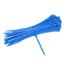 GMP GMPOZK300X4,8N — OPASKI ZACISKOWE 300X4,8MM - NIEBIESKIE PLASTIKOWE, 100SZT/OPAKOWANIE, TRYTYTKI