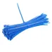 OPASKI ZACISKOWE 300X4,8MM - NIEBIESKIE PLASTIKOWE, 100SZT/OPAKOWANIE, TRYTYTKI