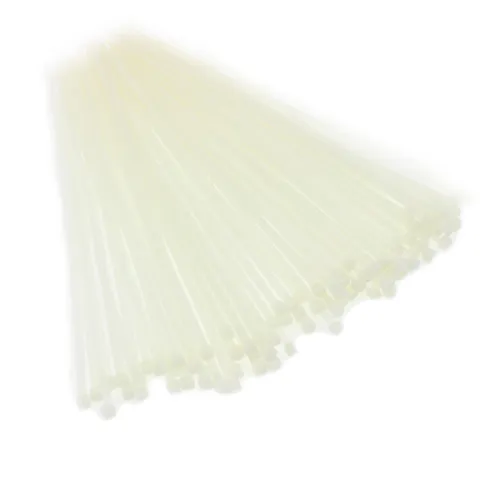 OPASKI ZACISKOWE 300X7,6MM - BIAŁE PLASTIKOWE, 100SZT/OPAKOWANIE, TRYTYTKI