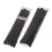 OPASKI ZACISKOWE 370X7,6MM - CZARNE PLASTIKOWE, 100SZT/OPAKOWANIE, TRYTYTKI