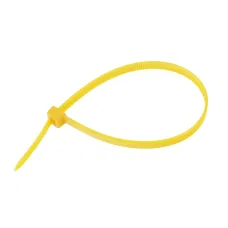 GMP GMPOZK380X4,8ZO — OPASKI ZACISKOWE 380X4,8MM - ŻÓŁTE PLASTIKOWE, 100SZT/OPAKOWANIE, TRYTYTKI