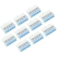 SZYBKOZŁĄCZKI ELEKTRYCZNE   5 ZŁĄCZY DRUT DO 2,5MM2,  10SZT/OPAKOWANIE