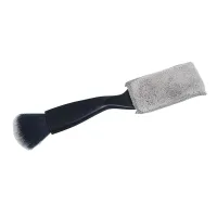 PĘDZEL DO CZYSZCZENIA WNĘTRZA SAMOCHODU PODWÓJNA KOŃCÓWKA, DŁG 22CM