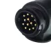 PRZEWÓD/ZŁĄCZE ELEKTRYCZNE PRZYCZEPY   3,0M, 2 WTYCZKI 13PIN - 8 ŻYŁ, PLASTIKOWE WTYCZKI