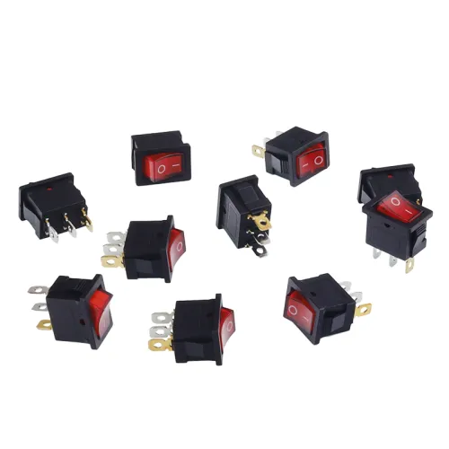 PRZEŁĄCZNIK KOŁYSKOWY ON-OFF, 3 PINY, 6A/250V AC, PODŚWIETLANY, 21X15MM, 10SZT/OPAKOWANIE