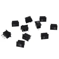 PRZEŁĄCZNIK KOŁYSKOWY ON-OFF, 3 PINY, 6A/250V AC, 21X15MM, 10SZT/OPAKOWANIE