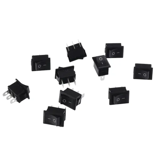 PRZEŁĄCZNIK KOŁYSKOWY ON-OFF, 3 PINY, 6A/250V AC, 21X15MM, 10SZT/OPAKOWANIE