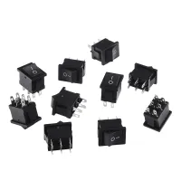 PRZEŁĄCZNIK KOŁYSKOWY ON-OFF, 6 PINÓW, 6A/250V AC, 19X13MM, 10SZT/OPAKOWANIE