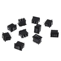 PRZEŁĄCZNIK KOŁYSKOWY ON-OFF-ON, 6 PINÓW, 6A/250V AC, 21X15MM, 10SZT/OPAKOWANIE