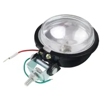 LAMPA ROBOCZA OKRĄGŁA METALOWA  91MM Z ŻARÓWKĄ 12V, 55W, H3