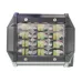PANEL LEDOWY PROSTY-12  LED W 4 RZĘDACH TYLNE MOCOWANIE, REFLEKTOR, HALOGEN, 12-80V
