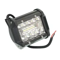 PANEL LEDOWY PROSTY. 20 LED W 3 RZĘDACH TYLNE MOCOWANIE, LED, HALOGEN, 9-36V,