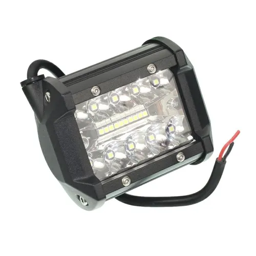 PANEL LEDOWY PROSTY. 20 LED W 3 RZĘDACH TYLNE MOCOWANIE, LED, HALOGEN, 9-36V,