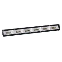 PANEL LEDOWY PROSTY SEGMENTOWY 144 LED, TYLNE MOCOWANIE, REFLEKTOR, HALOGEN, 12-36V, 660x75x60MM