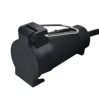 PRZEWÓD SPIRALNY 7/12V WTYCZKA/GNIAZDO PLASTIKOWE, DŁG ROBOCZA 1,6M