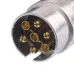 PRZEWÓD SPIRALNY 7/12V WTYCZKI METALOWE,  DŁG ROBOCZA MAX 5M
