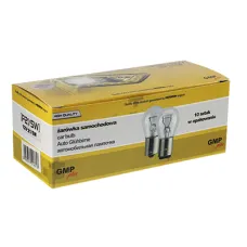 GMP GMPS2512V215WBAY15DH — ŻARÓWKA P21/5W, 12V, 21/5W BAY15D,HOMOLOGACJA E2, KPL. 10SZT.