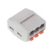 SZYBKOZŁĄCZKI ELEKTRYCZNE  3 ZŁĄCZA ZACISKOWE, DRUT DO 2,5MM2, 10SZT/OPAKOWANIE